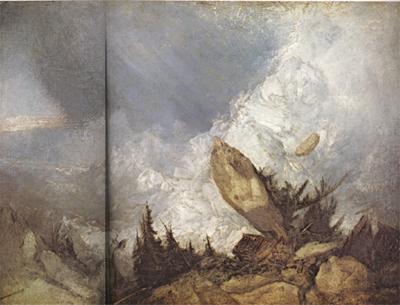 Joseph Mallord William Turner The fall of an Avalanche in the Grisons (mk31) France oil painting art